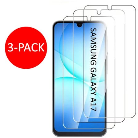 3-Pack Samsung Galaxy A17 Skärmskydd Härdat Glas Premium