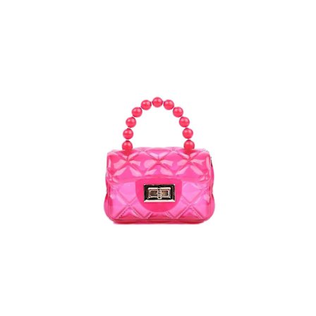 Mini Jelly Veske, Mini Veske for Jenter, Liten Barneveske med Gullkjede - JXLGV