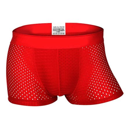 Herr Boxershorts Underkläder Mesh Andas Bekväma Kalsonger Herr Boxershorts Man Kalsonger