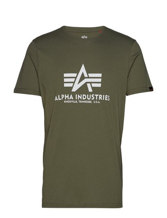 Alpha Industries Basic T-Shirt - Khaki green - S