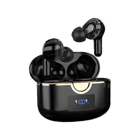 Touch Control In-Ear Bluetooth Hörlurar Svart