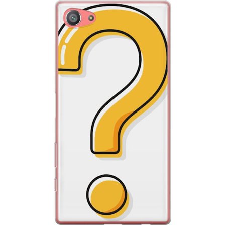 Yhteensopiva Puhelinkuori Sony Xperia Z5 Compact Kysymysmerkki