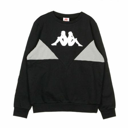 Kappa Sweatshirts Sort, Dame, Størrelse: L