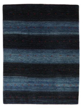 Tapis Loribaft Fine Persan 160X210 Noir/Bleu Foncé (Laine, Perse)