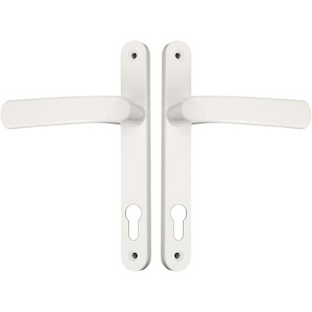 2 stk. dørhåndtag, aluminium dørhåndtag til soveværelse med monteringsskruer