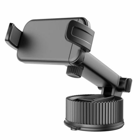 Universaali JY051 kojelaudan ulosvedettävä puhelimen kiinnike - Harmaa Silver grey