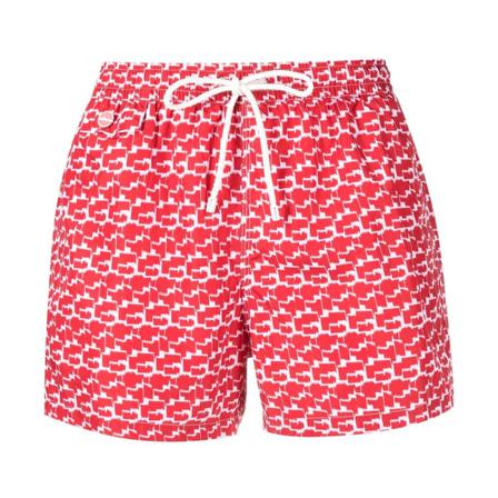 Kiton Sea clothing Rød, Herre Badeshorts, Størrelse: M