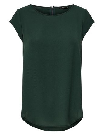 Onlvic S/S Solid Top Ptm Green ONLY