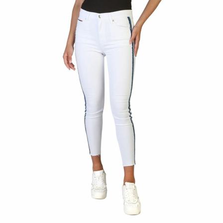 Tommy Hilfiger, Trousers Dw 0Dw 06344 Wit, Dames, Maat:W27,polyester