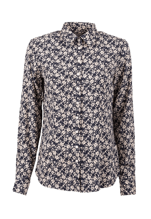 The Shirt Factory Blus Tilde Dusk Floral Skjortor Dam Blå 34