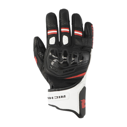 Richa Stradale Stealth MC Gloves Black/White/Red M