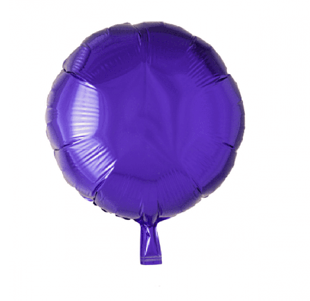 Folieballon rund lilla 46 cm