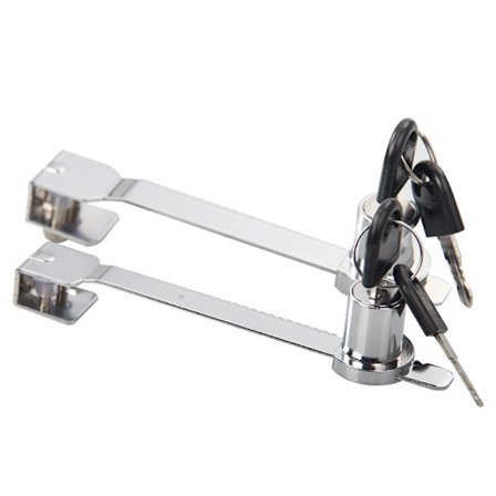 4 kappaletta terraarion lukkoa, liukuva lasilukko avaimella, terraarion vitriini liukulasilukko, matelijoiden terraarion vitriinilukko, 8 avaimella