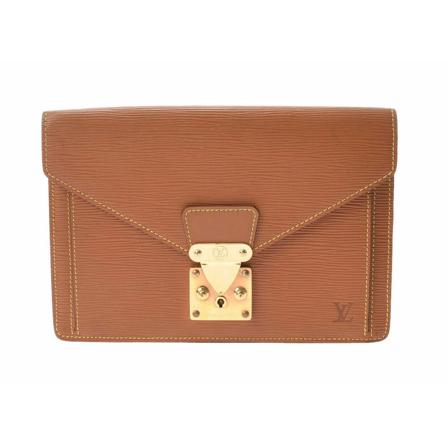 Louis Vuitton Vintage Pre-owned Clutch Brun, Herre Vintage Tasker, Størrelse: ONE Size