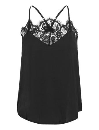 Cami Top Svart PJ Salvage