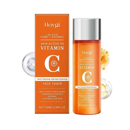 5-i-1 Aktiv Vitamin C Toner, Niacinamid, 5X Vitamin Reparerer Beskadiget Hud Formindsker Pore Strammer Op Blegende Anti-aging Toner 1/2/3 stk