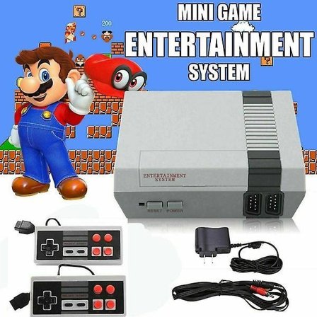 620 Built-in Mini Classic Nes Game Console W/ 2 Controllers Retro Kid Gift