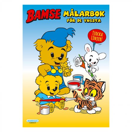 Kärnan Bamse Målarbok för de yngsta