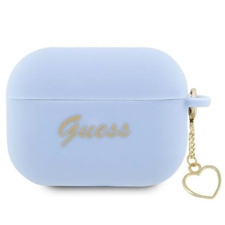 Guess Airpods Pro 2 Skal Charm Heart Collection - Blå