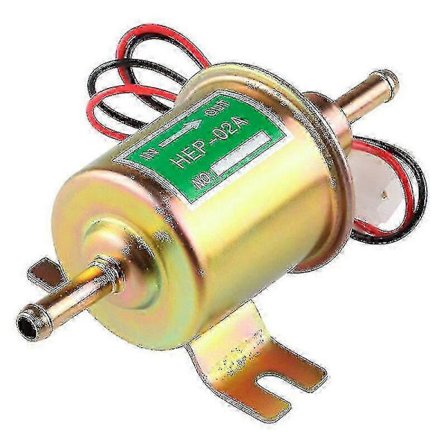 Universal 12V Elektrisk Brændstofpumpe HEP-02A til Diesel Benzinbiler - Lavtryks OEM Erstatning for de fleste Karburatorer