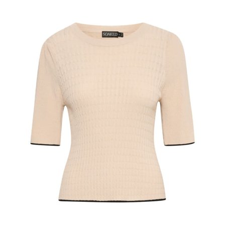 Soaked In Luxury SLAdrianna Pullover Tröjor Dam Beige L