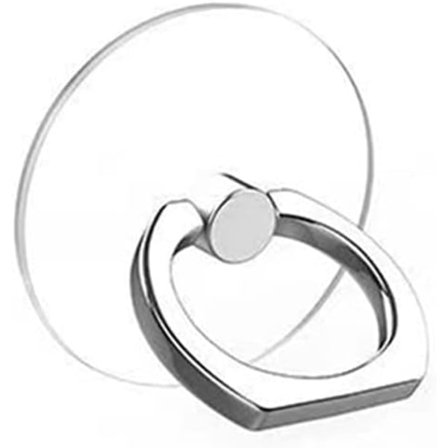 [NT] Transparent Mobiltelefon Ringhållare, Klar Telefonring Stativ, Klar Mobiltelefon Ring Grepp Stativ, Universal Ring Spänne Grepp Stativ