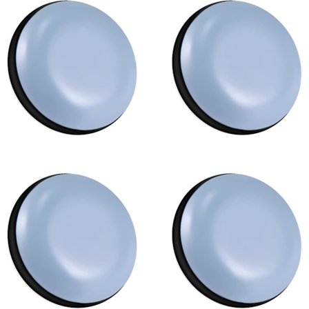 2023 4 Pieces Furniture Glides, Ptfe Self-adhesive Furniture Glides, Suitable For Various Floors Of Smooth Materials (round, 50mm) Cisea