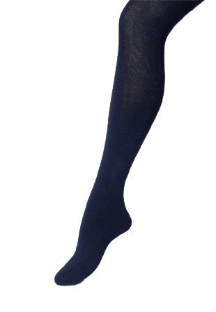 Å WOMAN Strumpbyxor i bomullsmix Blå L