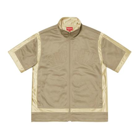 Supreme, T-Shirts Beige, Heren, Maat:L,polyester