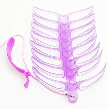 Ögonbrynsformningsmallar Kit, Ögonbrynsmall, Ögonbrynsformning