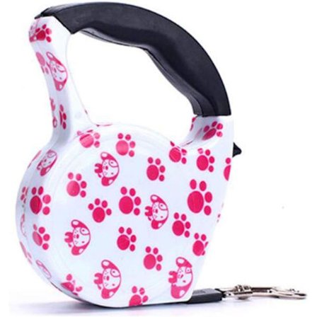 Snyggt och sött utdragbart hundkoppel, ca 5 meter långt