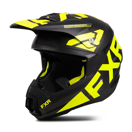 Kelkkakypärä FXR Torque Team Musta/Hi-Vis XS