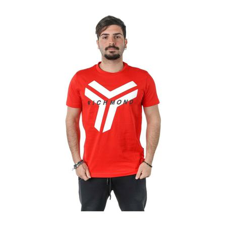 Richmond, T-Shirts Rood, Heren, Maat:L