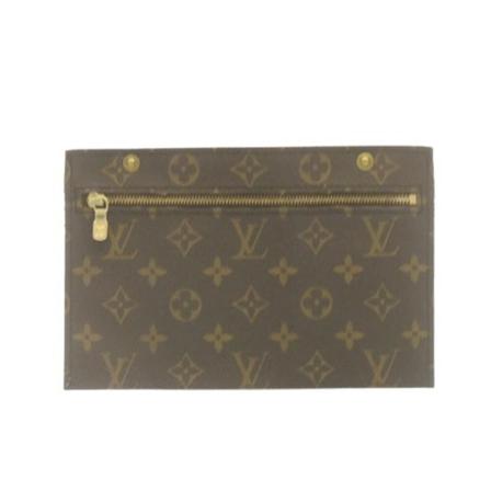 Louis Vuitton Vintage Pre-OWNED Randedeeee GMPouch Brun, Dame Vintage Accessories, Størrelse: ONE Size