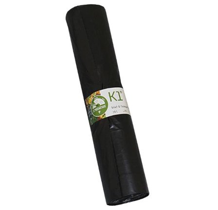 K1 Plastsäck Basic 70L 30my svart 25/rl - Lyreco - Städ och hygien - Påsar och säckar - Plastsäckar