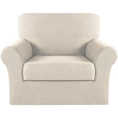 2-delt stoltrekk for lenestol i stua