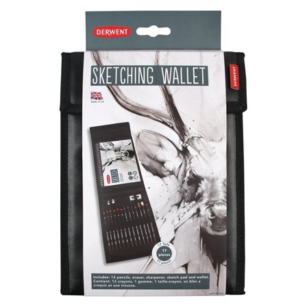Derwent Sketching Wallet - 17 delar