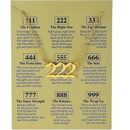 Htooo Päällystetty Numerokaulakoru Merkityksellisellä 111 222 333 444 555 666 777 888 999 Riipuksella Choker Numerologia Korut Naisille