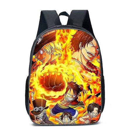 Anime One Piece Barn Pojkar Flickor Utomhus Reseryggsäck Skolväska Dagsryggsäck Axelväskor Rucksack Gåvor