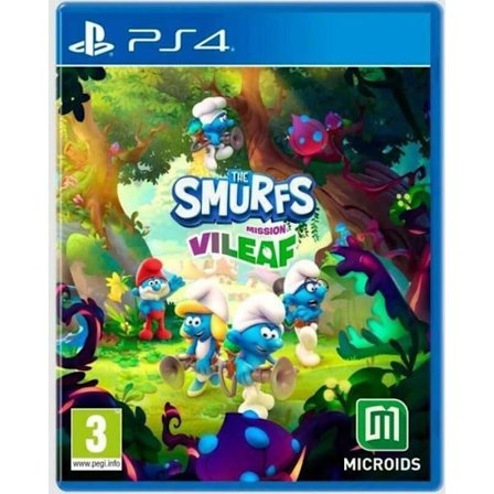 PS4-peli - MICROÏDS - Smurffit: Malfeuille-missio - Tuontiversio - Pelattavissa ranskaksi