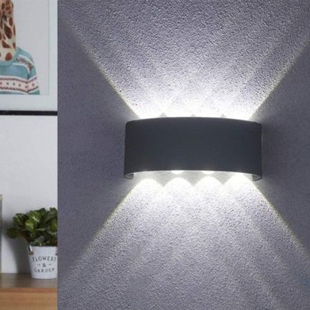 LED-vägglampor inomhus - 8W modern vattentät vägglampa vägglampa