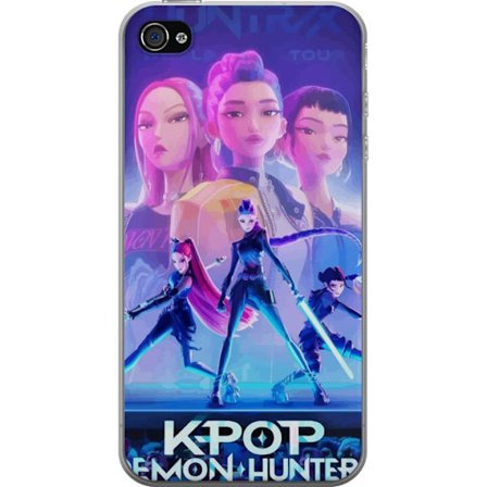 Kompatibelt Mobilskal till Apple Apple iPhone 4 Trendiga KPop Demon Hunters docka figur