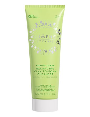 LUMENE Nordic Clear Balancing Clay-To-Foam Cleanser - Nude - 125 ml