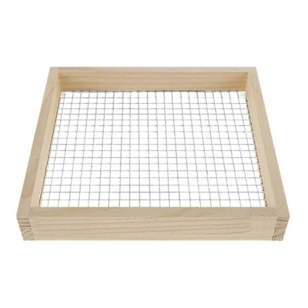 Handhållen Trädgårdsjordssikt Trädgårdsredskap Siktning Jord Planteringsjord Kompost Manuell Grussikt Mångsidig Praktisk Trä