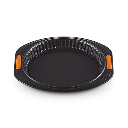 LE CREUSET Paiform med løs bunn 34x32cm