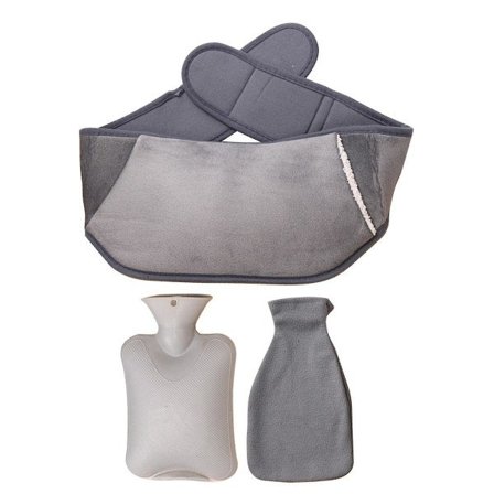 3 stk med midjebeskyttelse Hold Varmen Lekkasjesikker Hånd Ben Aksel Hjemmekontor Vinter Stoffpose Varmtvannsflaske Sett Seng Smertelindring