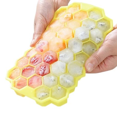 Isform Bageform til Isbiter Hexagon Isterningeform Silikone_qq