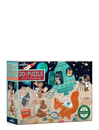 Eeboo | Puzzle 20 Pcs - Space Exploration | ONE SIZE