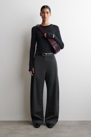 COS Women's Swing Crossbody Bag - Leather in Red