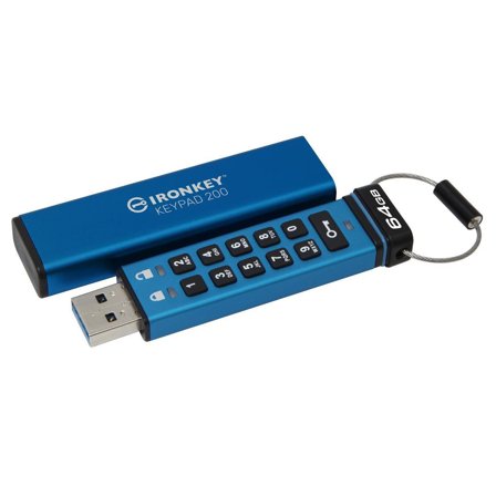 KINGSTON USB-Minne Ironkey 200 64GB - Lyreco - Datorprodukter - Lagring - USB-minnen